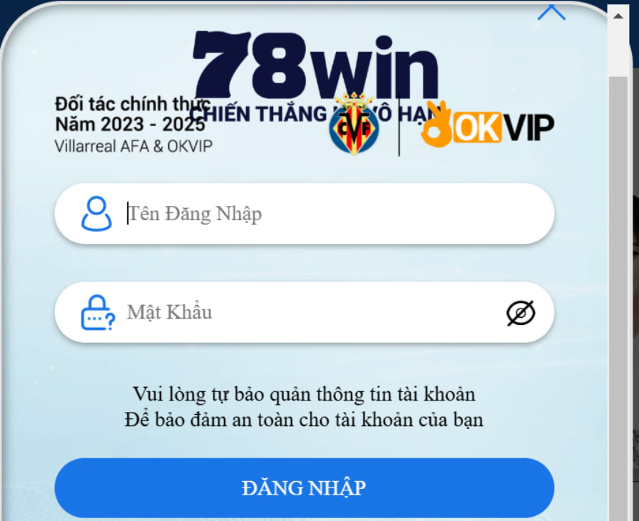 Đăng Nhập 78win