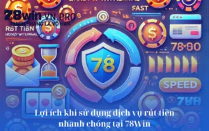 Lợi ích khi sử dụng dịch vụ rút tiền nhanh chóng tại 78Win